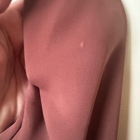 Wilfred Dusty RoseNovella Recycled Polyester Blend Satin Small Slit Mini Dress 0 - Picture 16 of 16